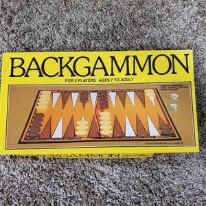 Board Game - Backgammon by Whitman - 1981 - Vintage - Missing Instructions
